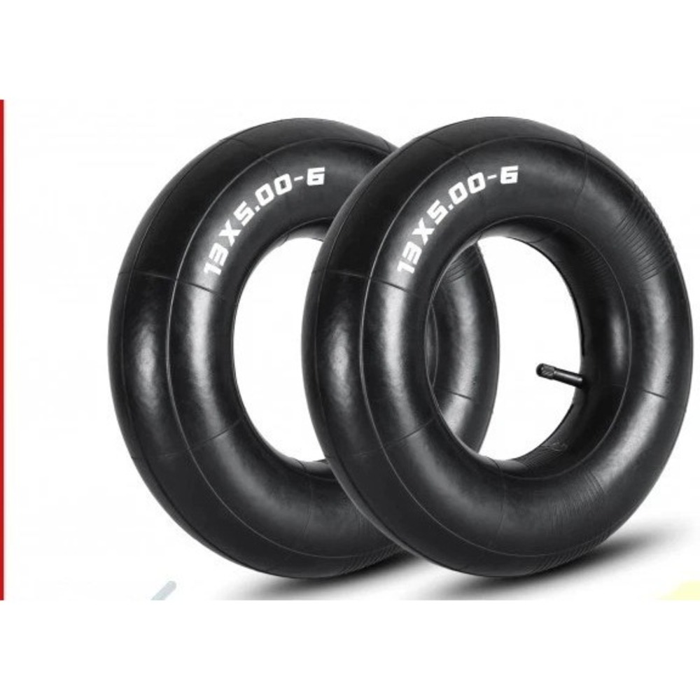 NYXOVA 2 Pack 13 x 5.00-6 Inner Tubes, TR-13 Straight Valve Stem Tire Tube, Univ